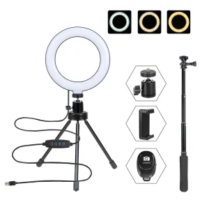 Кільцева USB LED-лампа Zomei MY100 (kit3) 6