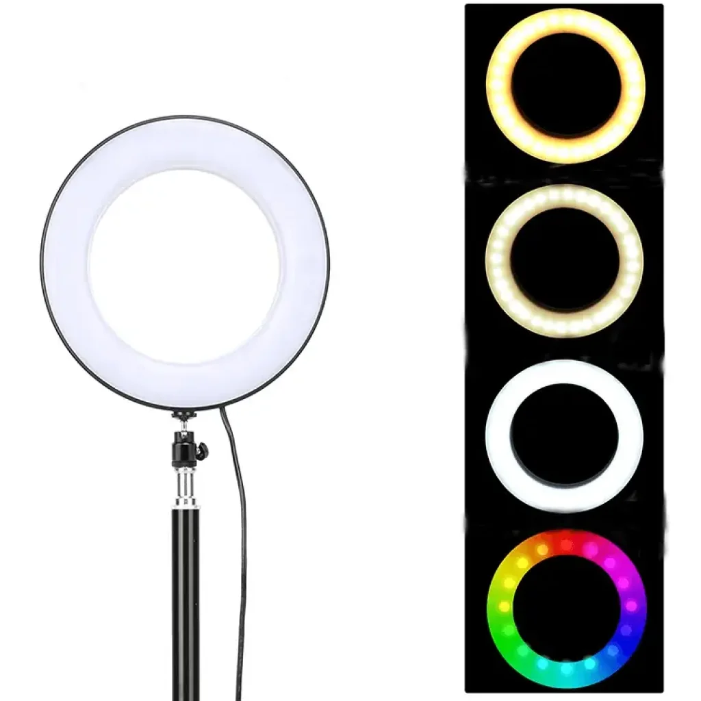 Кільцева USB RGB LED-лампа Zomei RGB108 8
