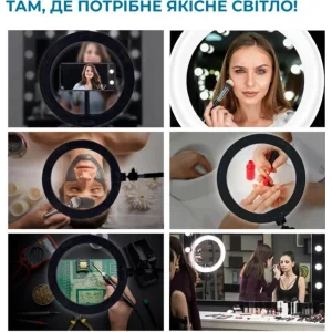 Кольцевая USB LED-лампа ACCLAB Ring of Light AL-LR101 (1283126502033) UA