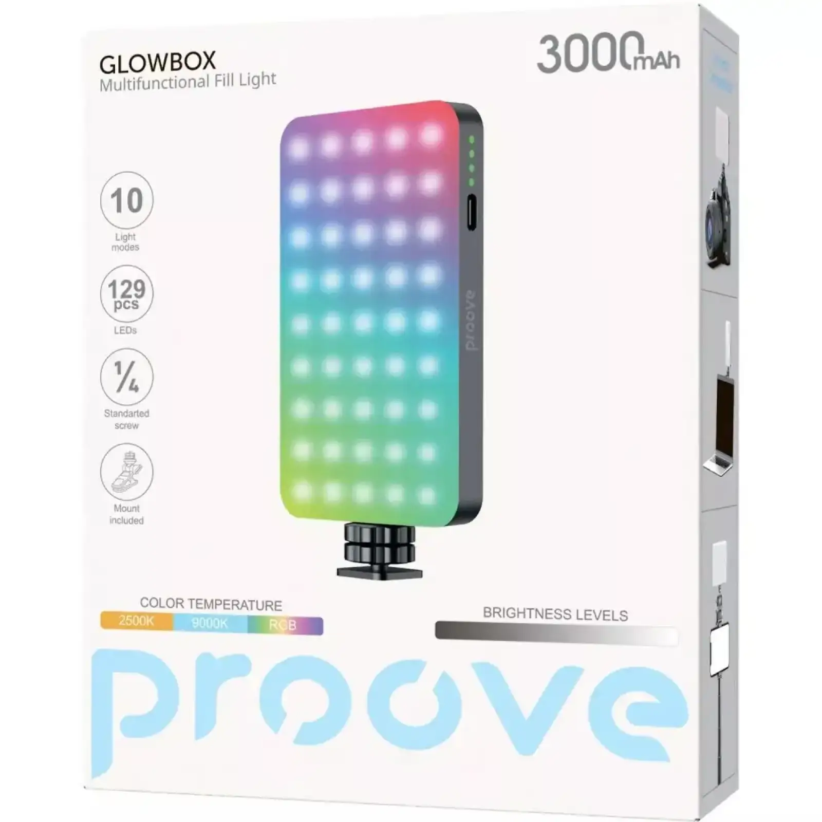 Лампа Proove GlowBox Black (PLGB00010001) UA
