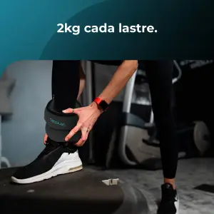 Утяжелители Cecotec Drumfit AnkleBell 2000 Neo (2шт по 2кг) (CCTC-07207) UA