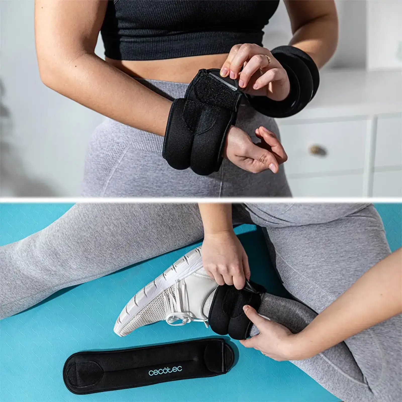 Утяжелители Cecotec Drumfit AnkleBell 2000 Neo (2шт по 2кг) (CCTC-07207) UA