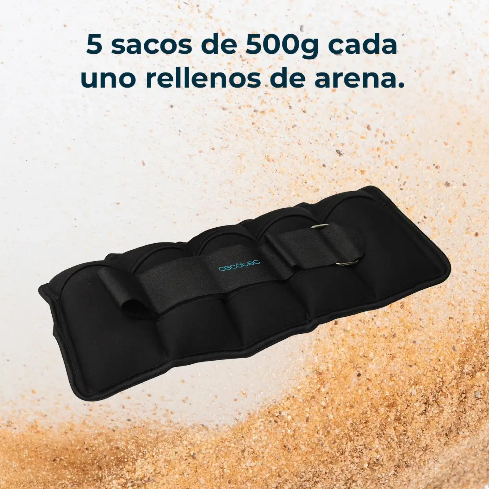 Обтяжувачі Cecotec Drumfit AnkleBell 2500 Neo (2шт по 2,5кг) (CCTC-07208) UA