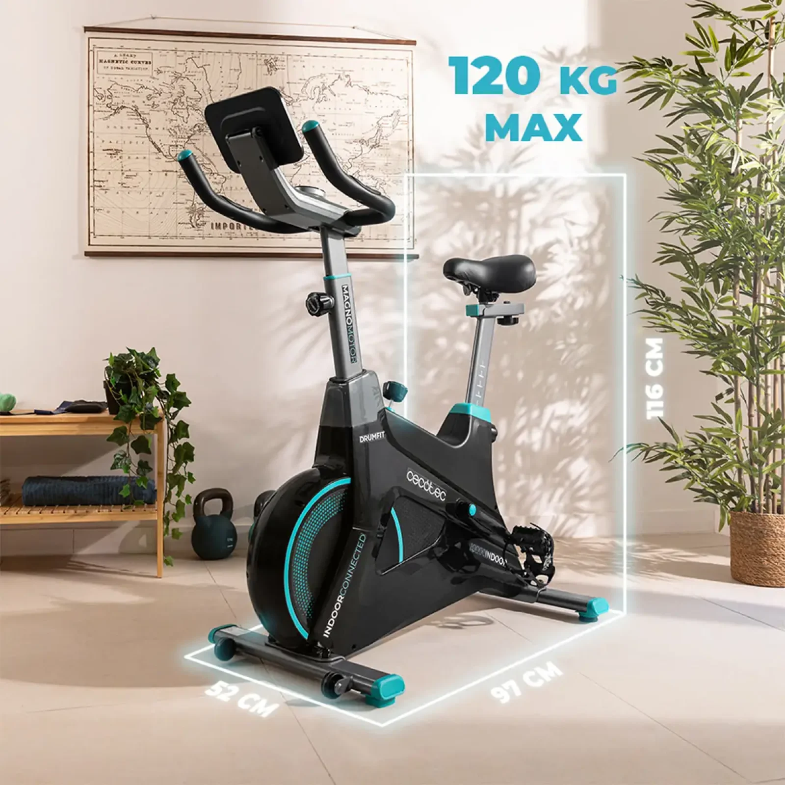 Велотренажер Cecotec DrumFit Indoor 10000 Magnetic Connected (CCTC-07244) UA