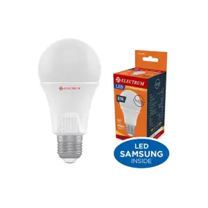 Лампа светодиодная стандартная Electrum 8W E27 3000K (A-LS-1918) UA