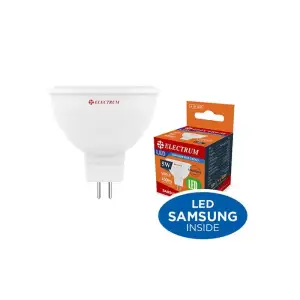 Лампа светодиодная Electrum 5W MR-16 GU5.3 4000K (A-LR-1433) UA
