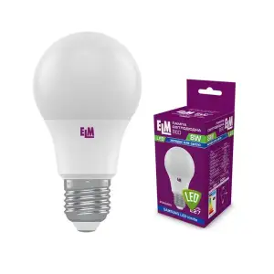 Лампа светодиодная стандартная ELM 8W E27 4000K (18-0186) UA