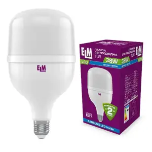 Лампа светодиодная промышленная ELM 38W E27 6500K (18-0190) UA