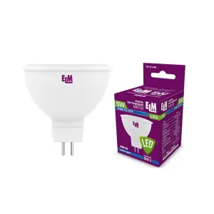 Лампа светодиодная ELM 5W MR16 GU5.3 4000K (18-0146) UA