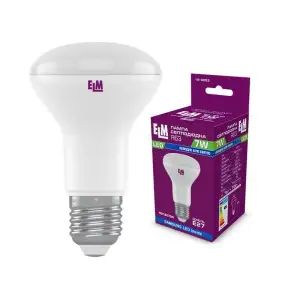 Лампа светодиодная рефлекторная ELM 7W R63 PA-10 E27 4000K (18-0053) UA