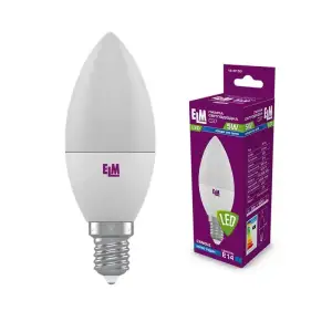 Лампа светодиодная свеча ELM 5W E14 4000K (18-0155) UA