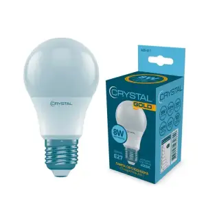 Лампа светодиодная стандартная Crystal Gold 8W Е27 4000K (A55-011) UA