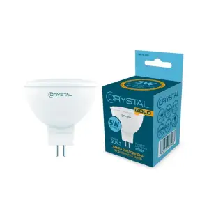 Лампа светодиодная Crystal Gold 5W GU5.3 4000K (MR16-005) UA