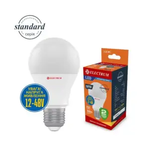 Лампа светодиодная низковольтная ELECTRUM 10W 12-48V E27 4000K (A-LS-1891) UA