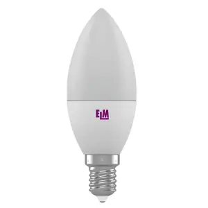 Лампа светодиодная свеча ELM 6W E14 4000K (18-0013) UA