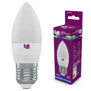 Лампа светодиодная свеча ELM 7W E27 4000K (18-0049) UA