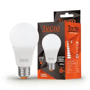 Лампа светодиодная Tecro 11W E27 4000K (PRO-A60-11W-4K-E27) UA