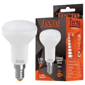 Лампа светодиодная Tecro 5W E14 4000K (TL-R50-5W-4K-E14) UA