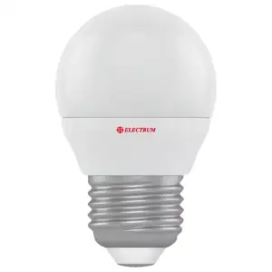 Лампа світлодіодна куля Electrum 6W E27 3000K (A-LB-1010) UA