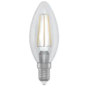 Лампа светодиодная свеча ретро Electrum Filament 4W E14 4000K (A-LC-1367) UA