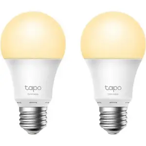 Лампа розумна TP-Link Tapo L510E 60W 2700К E27 2 шт. UA