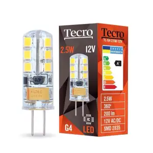 Лампа светодиодная Tecro 2.5W G4 4100K (TL-G4-2.5W-12V) UA