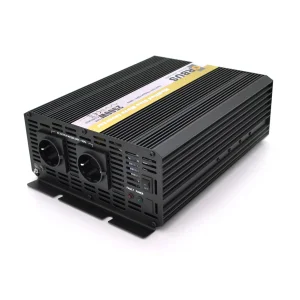 Инвертор напряжения Orbus ORMS2500 (2500Вт), 12/220V, approximated, 2 Shuko, 2 клемные провода, 9 предохранителей, Box.Q20 (ORMS2500/29012) UA
