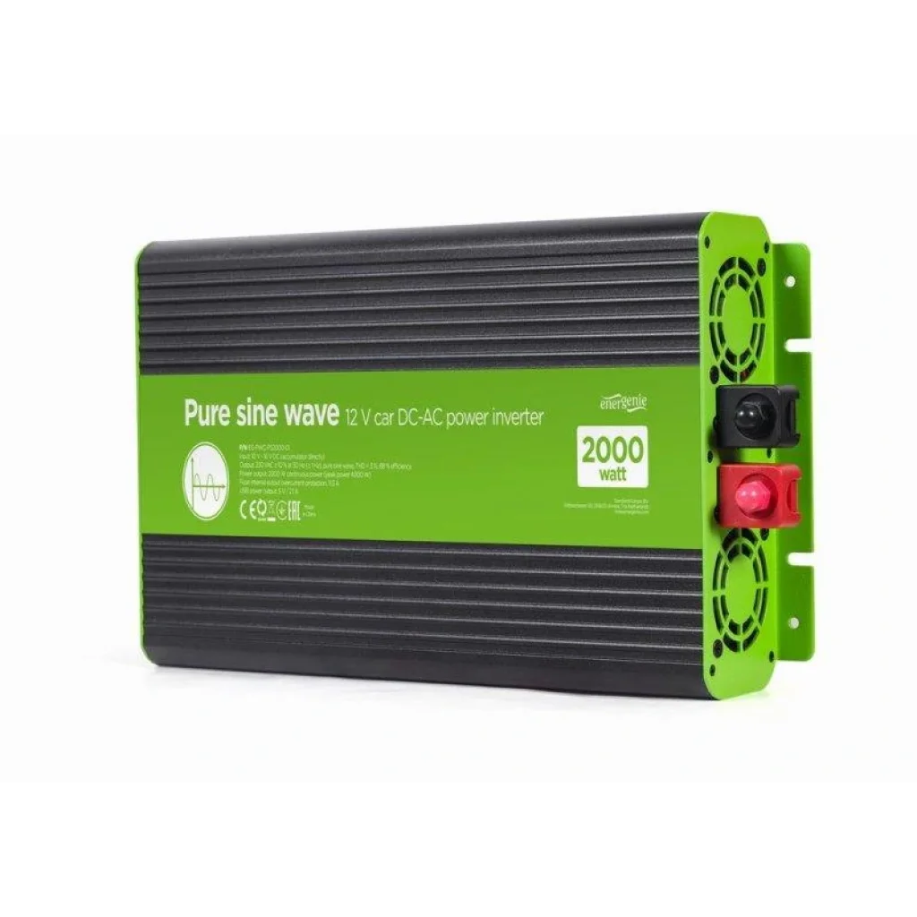 Автомобільний інвертор EnerGenie EG-PWC-PS2000-01 2000W UA