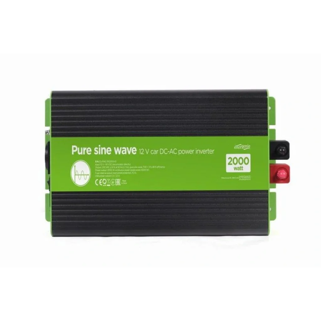 Автомобільний інвертор EnerGenie EG-PWC-PS2000-01 2000W UA