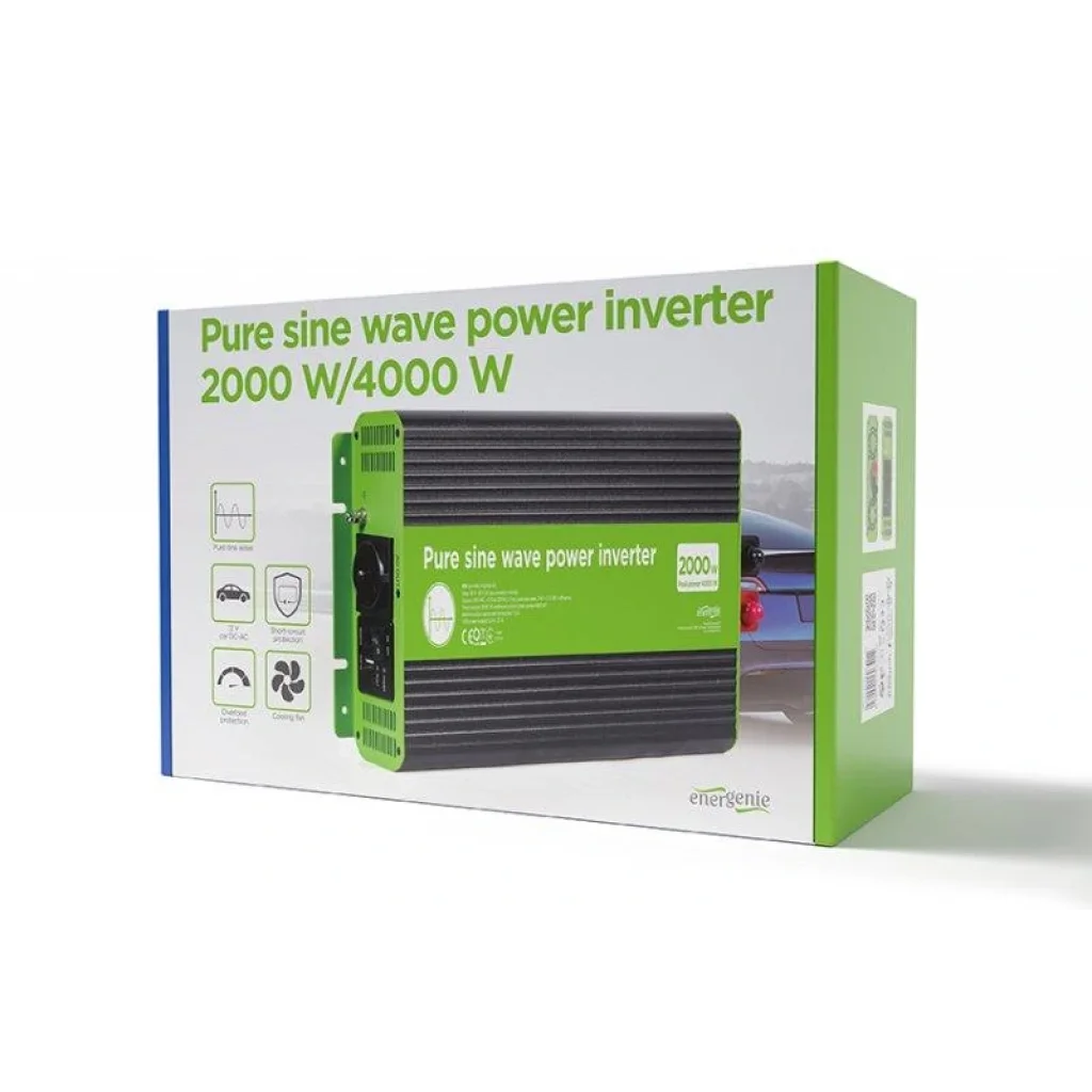 Автомобільний інвертор EnerGenie EG-PWC-PS2000-01 2000W UA