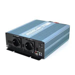 Инвертор напряжения Mexxsun MXS-2000, 12V/220V, 2000W с модифицированной синусоидой, 2 Shuko, клемные провода (MXW-2000-12M/29230) UA