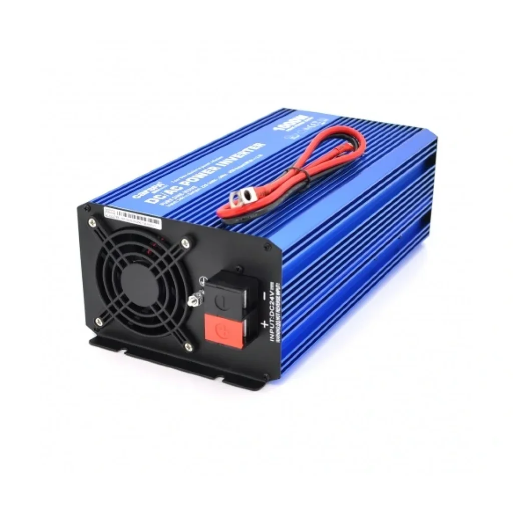 Інвертор напруги Carspa-SINUS-P1000-242/28925 (1000Вт), 12/220V, 1xShuko, 1USB, клеми UA