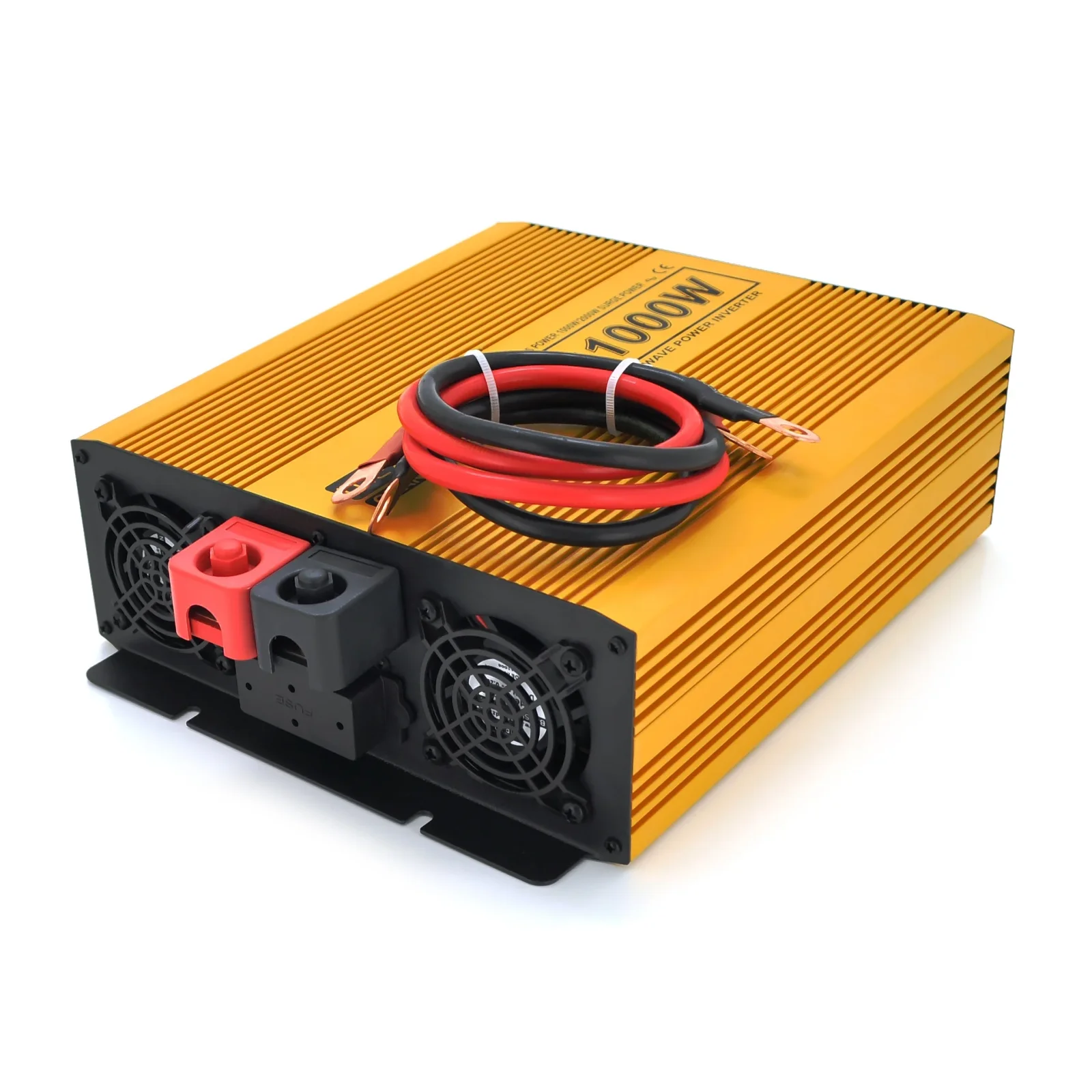 Инвертор напряжения Mexxsun MXSPSW-1000, 12V/220V, 1000W с правильной синусоидой, 2 Shuko, клемные провода (MXSPSW-1000-12S/29176) UA