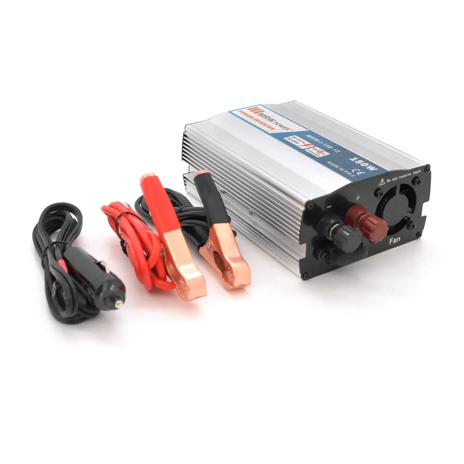 Инвертор напряжения Mervesan MRV-15012 (150W), 12/220V, approximated, 1Shuko, клемы + крокодилы, Box (MRV-15012/29171) UA