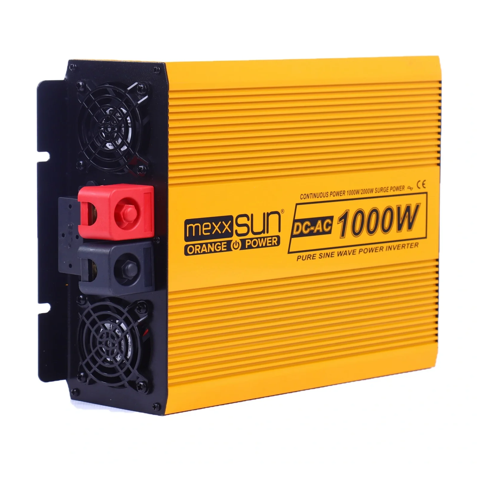 Инвертор напряжения Mexxsun MXSPSW-1000, 12V/220V, 1000W с правильной синусоидой, 2 Shuko, клемные провода (MXSPSW-1000-12S/29176) UA