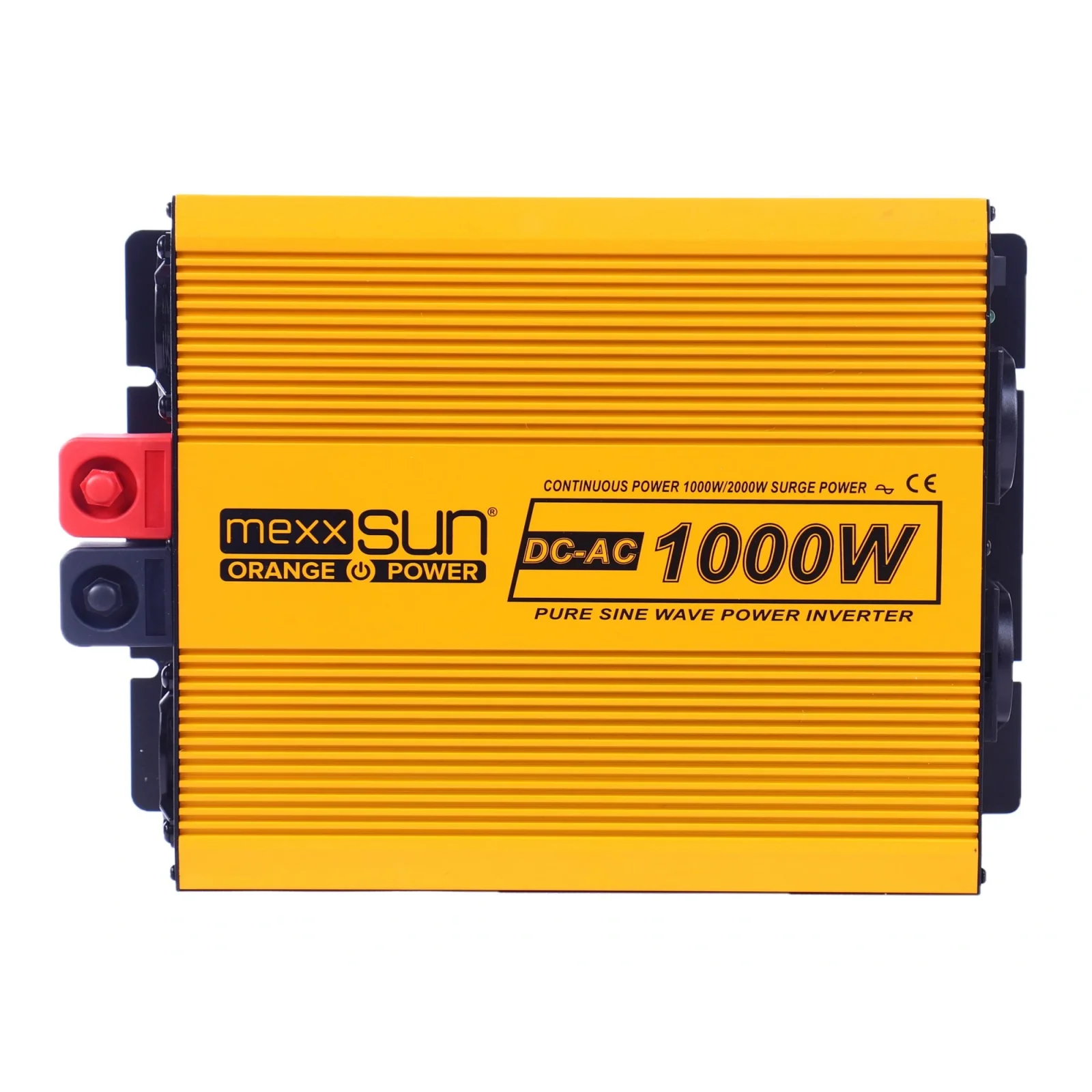 Инвертор напряжения Mexxsun MXSPSW-1000, 24V/220V, 1000W с правильной синусоидой, 2 Shuko, клемные провода (MXSPSW-1000-24S/29179) UA
