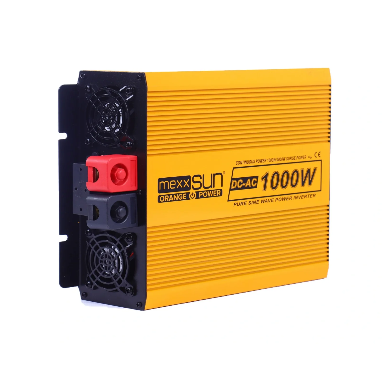Инвертор напряжения Mexxsun MXSPSW-1000, 24V/220V, 1000W с правильной синусоидой, 2 Shuko, клемные провода (MXSPSW-1000-24S/29179) UA