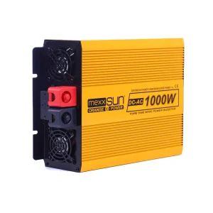 Инвертор напряжения Mexxsun MXSPSW-1000, 24V/220V, 1000W с правильной синусоидой, 2 Shuko, клемные провода (MXSPSW-1000-24S/29179) UA