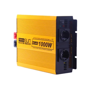 Инвертор напряжения Mexxsun MXSPSW-1000, 24V/220V, 1000W с правильной синусоидой, 2 Shuko, клемные провода (MXSPSW-1000-24S/29179) UA