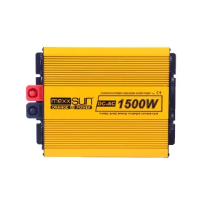 Инвертор напряжения Mexxsun MXSPSW-1500, 12V/220V, 1500W с правильной синусоидой, 2 Shuko, клемные провода (MXSPSW-1500-12S/29180) UA