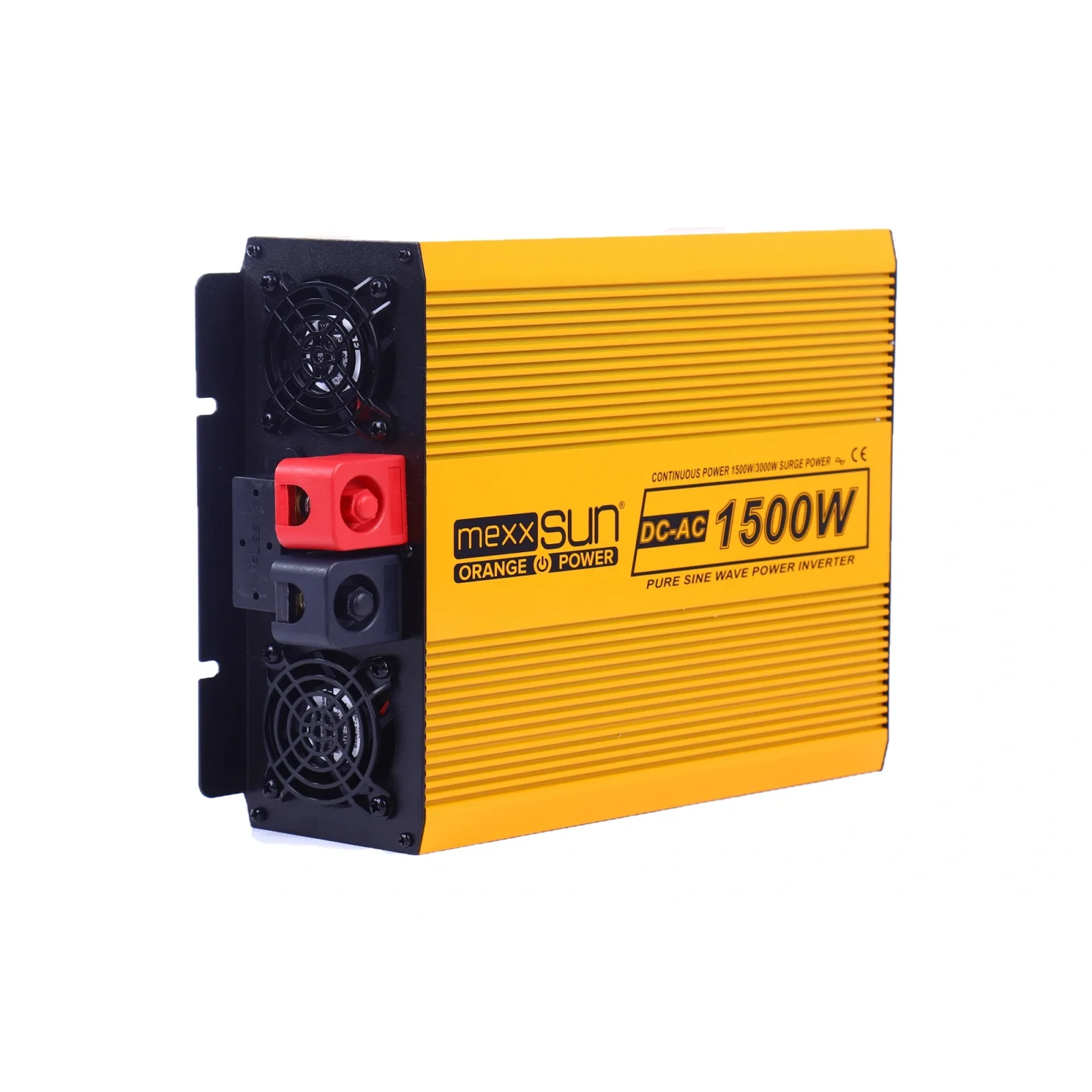 Инвертор напряжения Mexxsun MXSPSW-1500, 12V/220V, 1500W с правильной синусоидой, 2 Shuko, клемные провода (MXSPSW-1500-12S/29180) UA
