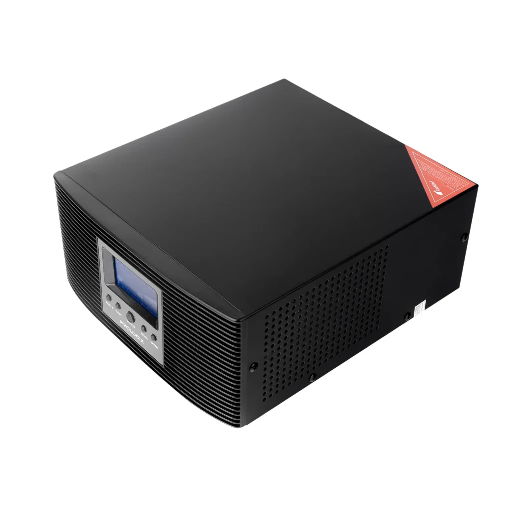 Інвертор Prologix 1200 (PLP1200XL), із правильною синусоїдою, 2 x євро, під зовнішній АКБ 12В UA