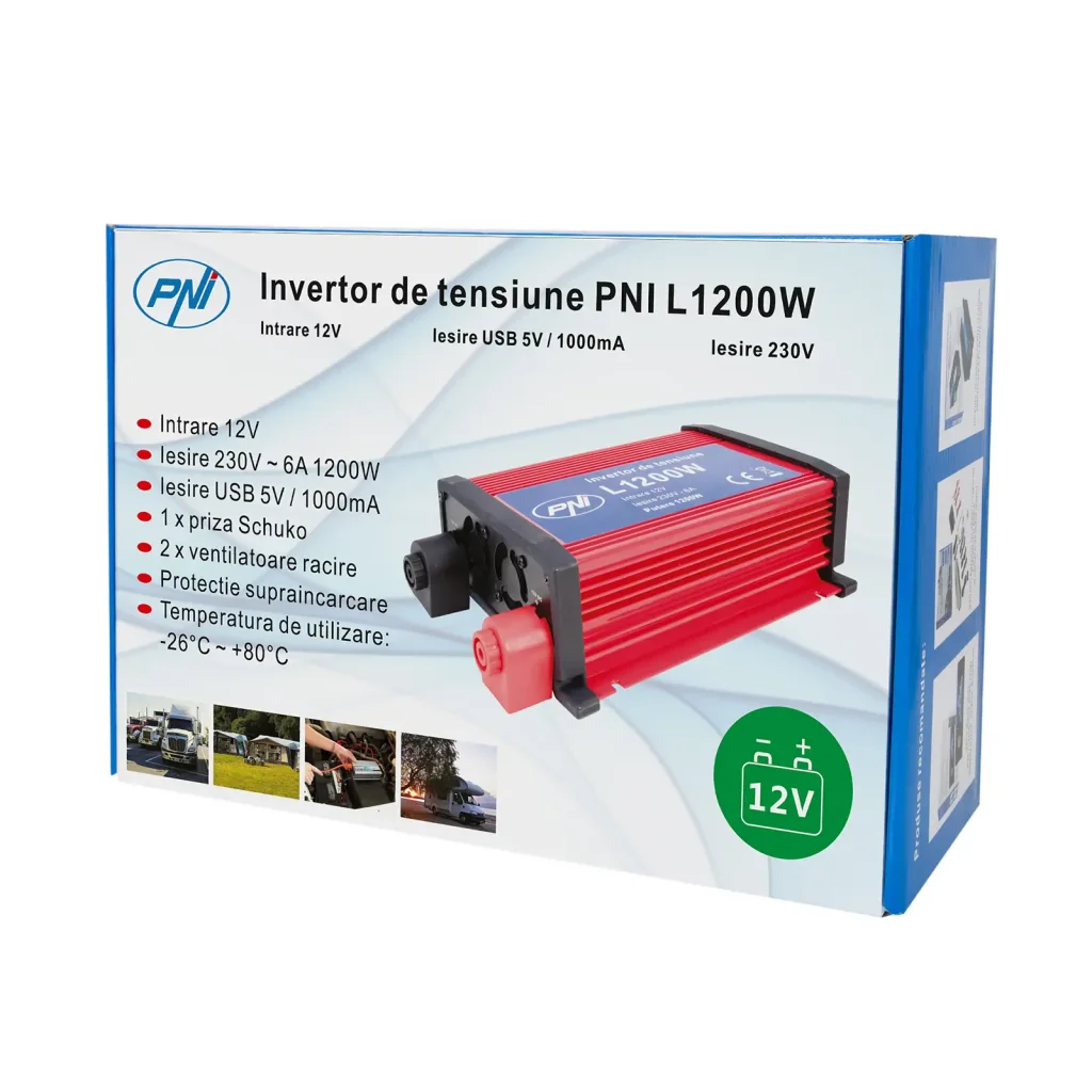 Інвертор напруги PNi H1200W12 1200W, PNI-H1200W12 UA