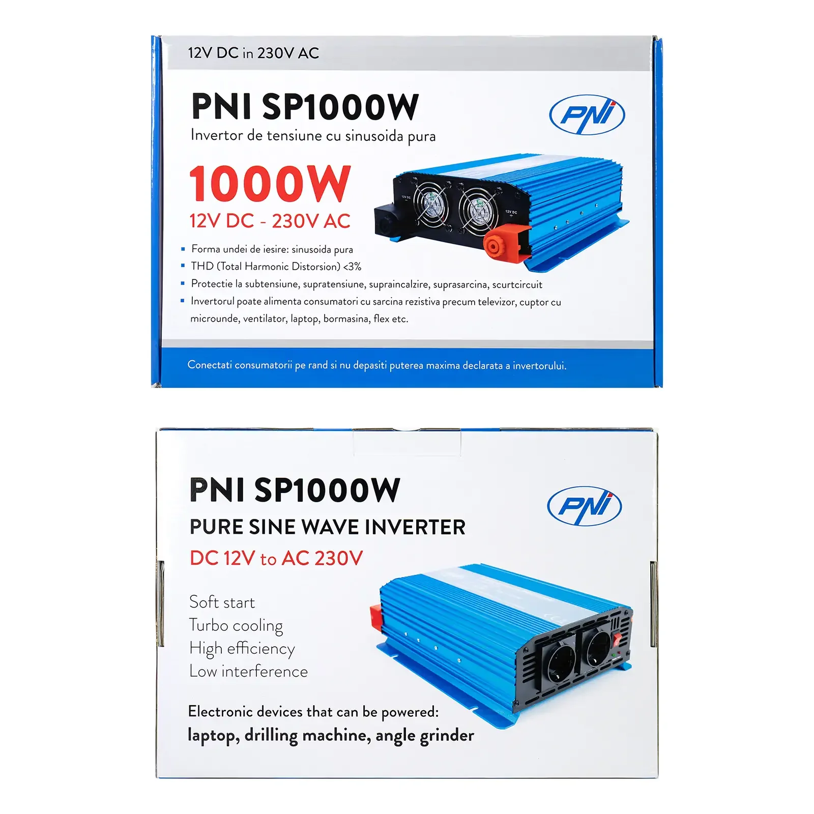 Інвертор напруги PNi SP1000W 1000W, PNI-SP1000W UA
