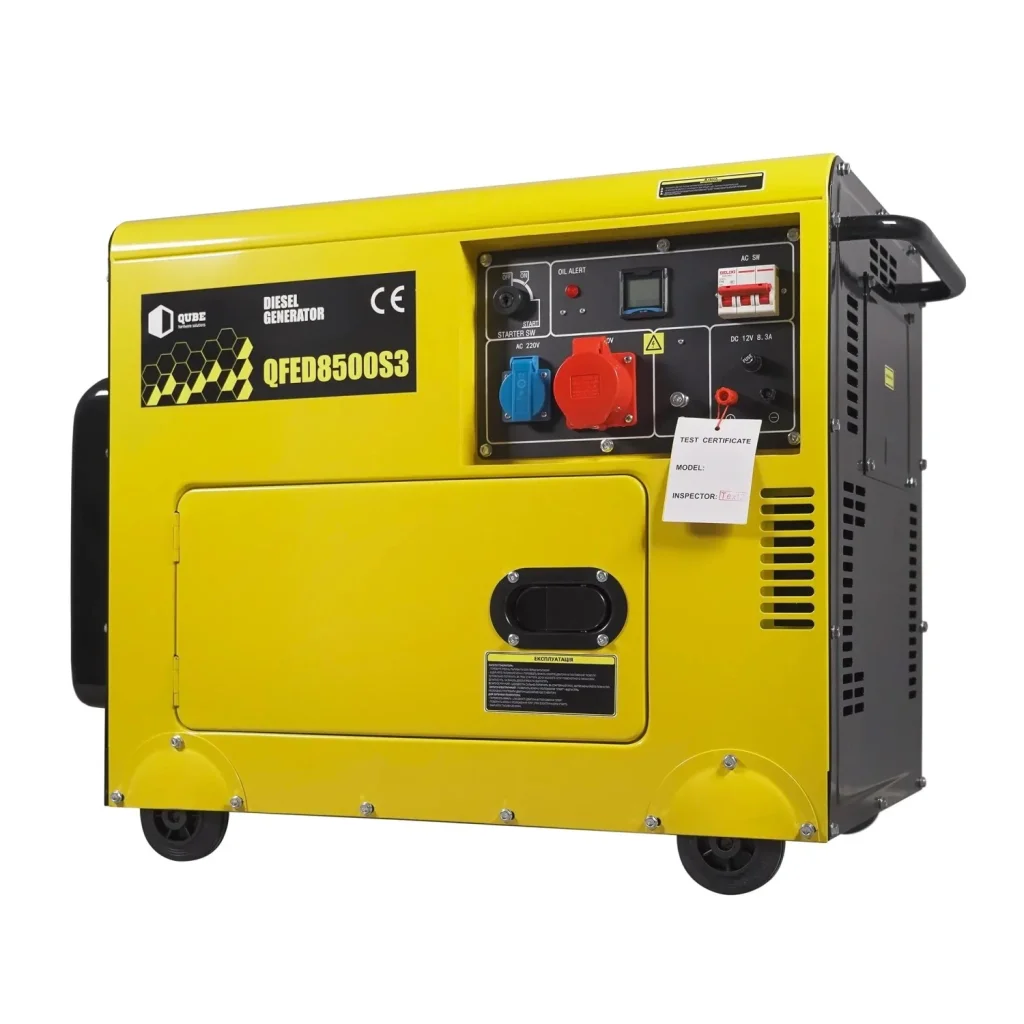 Генератор дизельний Qube QFED8500S3 UA