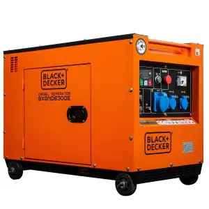 Генератор дизельный Black&Decker BXGND6300E UA