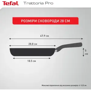 Сковорода Tefal Trattoria Pro 24 см (G6120444) UA