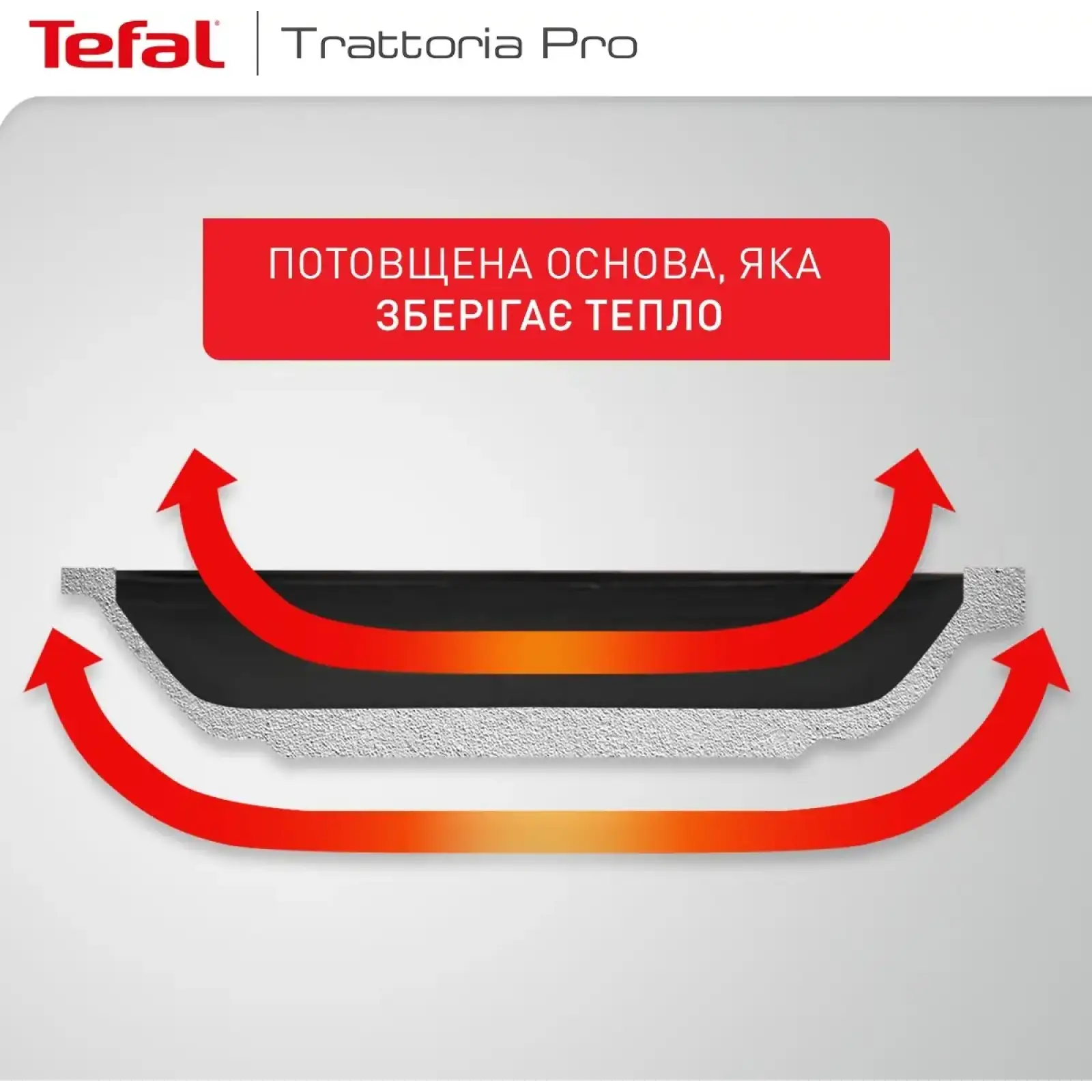 Сковорода Tefal Trattoria Pro 24 см (G6120444) UA