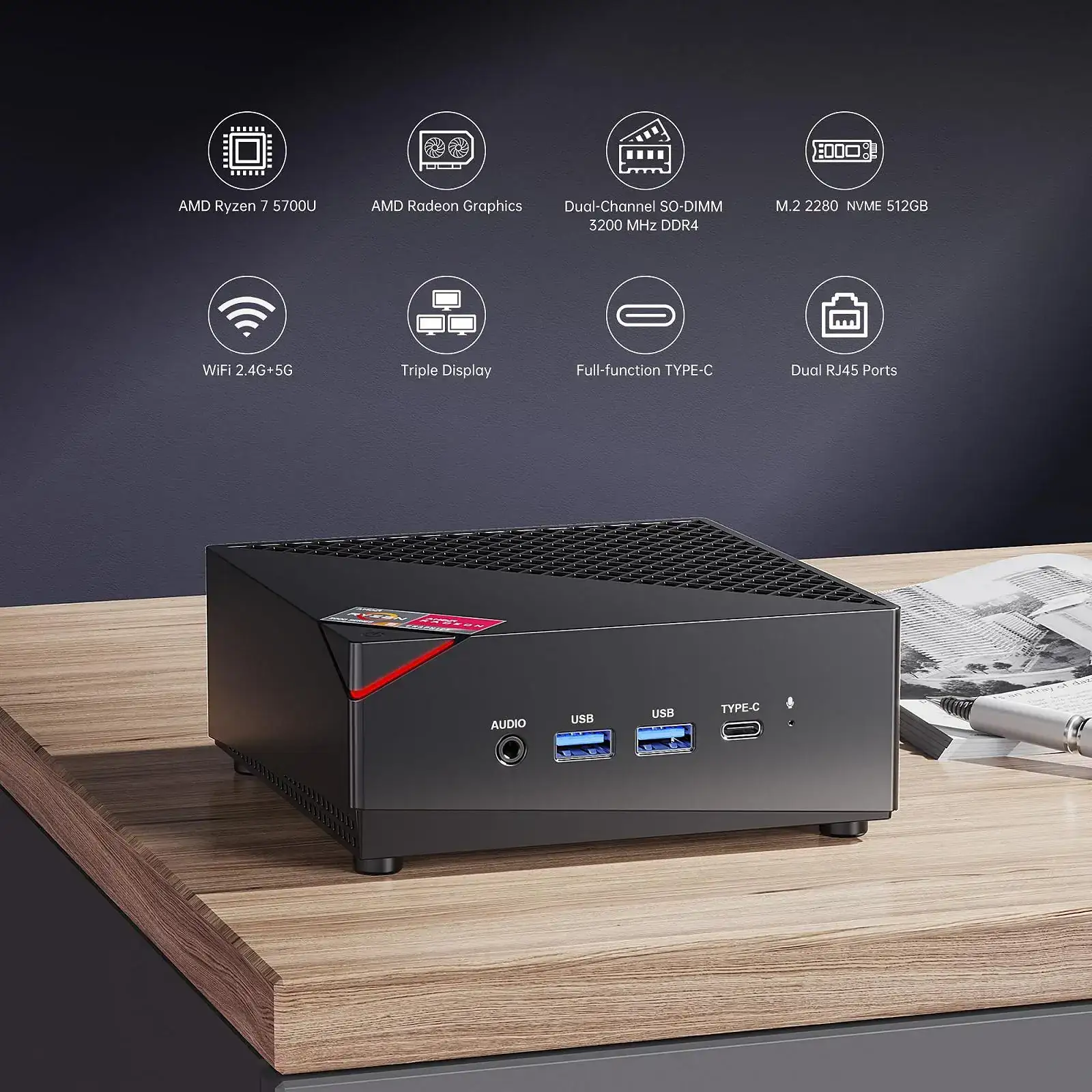 Неттоп AceMagician AM06 Pro (794969090829) UA