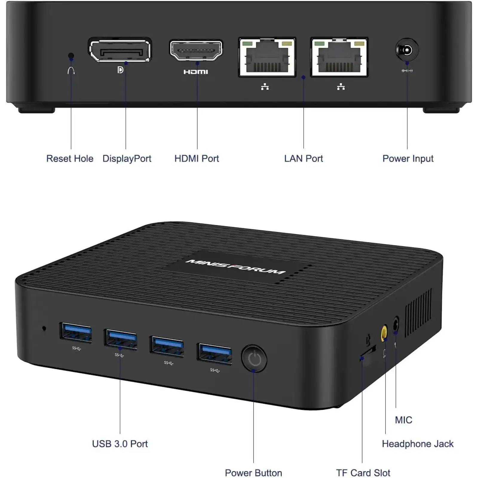 Неттоп Minisforum GK41 (799132576056) UA